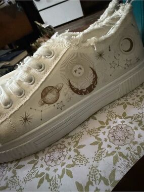 Celestial Canvas Sneakers — Women’s Size 40